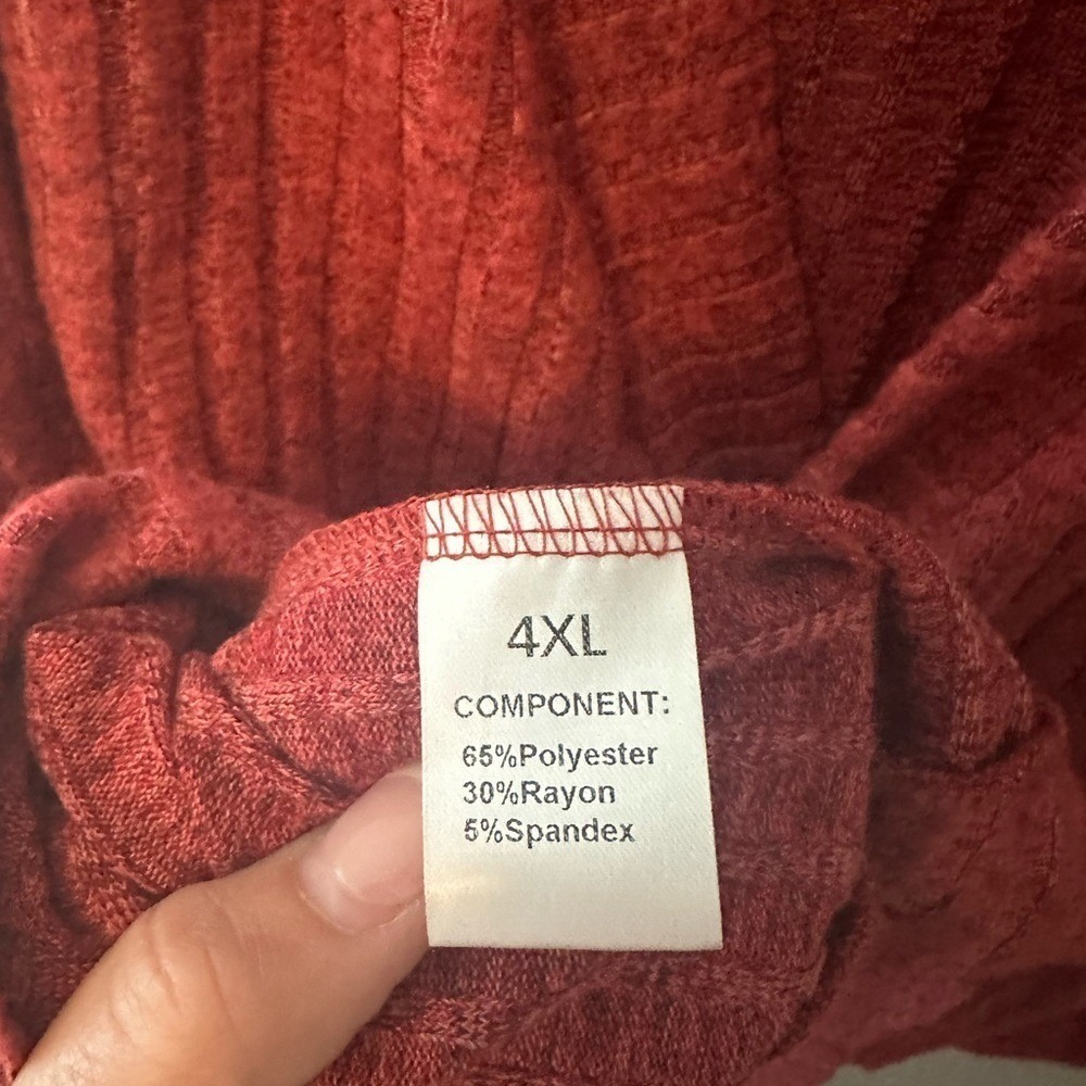 Women's Off-the-Shoulder Sweater Top NWT. 4X - Picture 6 of 13